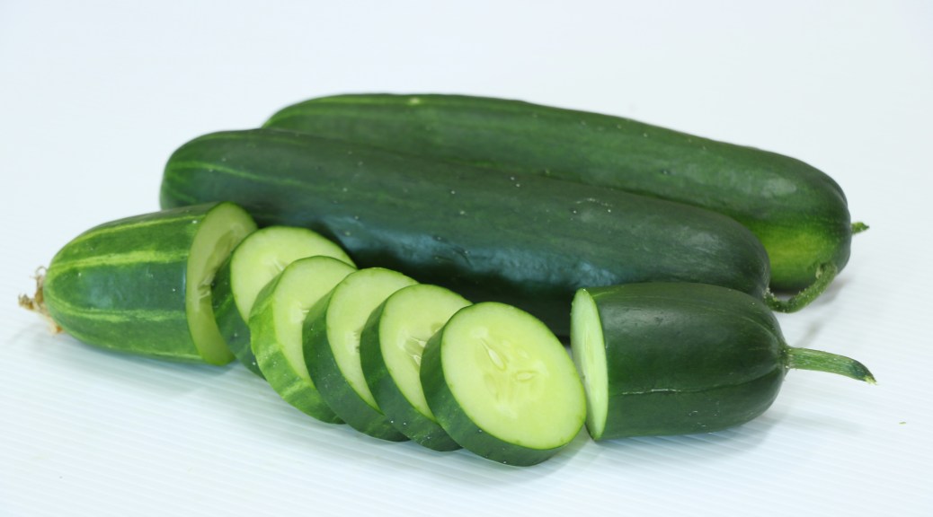 cucumber and cucumber slices
